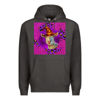 Smoke Halloween Saanen Goat Premium Hoodie - LillyAllenDesigns