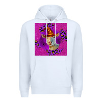 White Halloween Saanen Goat Premium Hoodie - LillyAllenDesigns