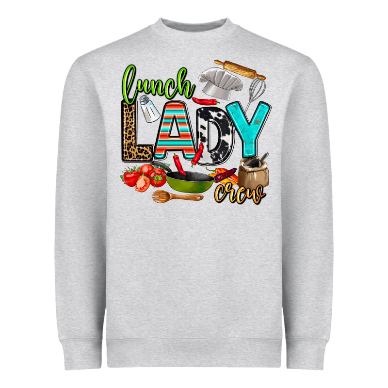 Lunch Lady Crew Heavyweight Sweatshirt by AdoDesignShop | Teevron