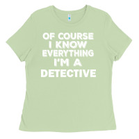 Matcha i know everything i'm a detective Ladies Tee - artisFamous