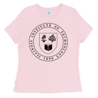 Bubblegum Pink Illinois Institute of Technology College Ladies Tee - artisFamous