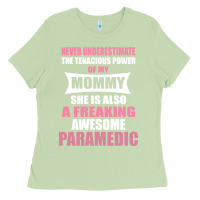 Matcha never underestimate mommy paramedic Ladies Tee - artisFamous