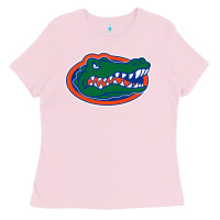Bubblegum Pink gators gator Ladies Tee - artisFamous