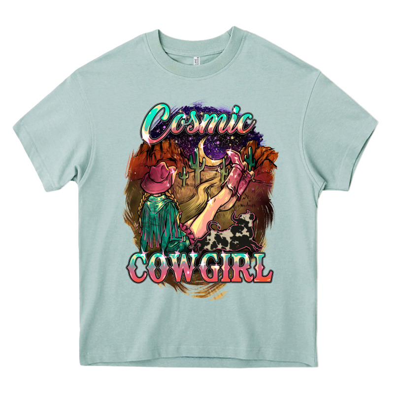 Cosmic Cowgirl Heavy Core Tee by HowdyJamesFarm | Teevron