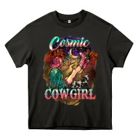 Asphalt Cosmic Cowgirl Heavy Core Tee - HowdyJamesFarm