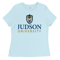Baby Blue Judson College Ladies Tee - artisFamous
