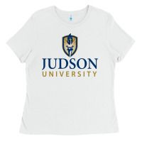 White Judson College Ladies Tee - artisFamous