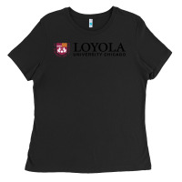Black Loyola College Chicago Ladies Tee - artisFamous