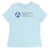 Baby Blue National Louis College Ladies Tee - artisFamous