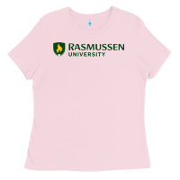 Bubblegum Pink Rasmussen College Ladies Tee - artisFamous