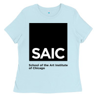 Baby Blue School of The Art Institute of Chicago College Ladies Tee - artisFamous