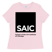 Bubblegum Pink School of The Art Institute of Chicago College Ladies Tee - artisFamous