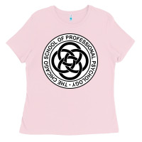 Bubblegum Pink The Chicago School of Professional Psychology Ladies Tee - artisFamous