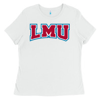 White lmu lions Ladies Tee - artisFamous