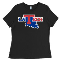 Black louisiana tech athletics Ladies Tee - artisFamous