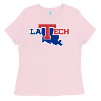 Bubblegum Pink louisiana tech athletics Ladies Tee - artisFamous