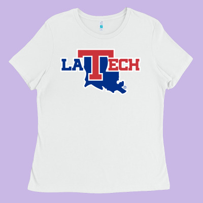 Louisiana Tech Athletics Ladies Tee Designed By Artisfamous