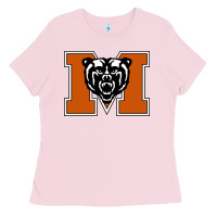 Bubblegum Pink mercer bears Ladies Tee - artisFamous