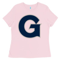 Bubblegum Pink georgetown hoyas Ladies Tee - artisFamous