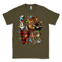 Army Green love cow gnomies Classic Tee - CowGirlArtShop