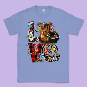 Love Cow Gnomies Classic Tee Designed By Cowgirlartshop