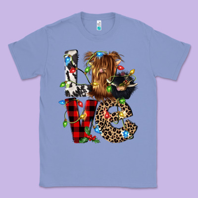 Love Cow Gnomies Classic Tee Designed By Cowgirlartshop