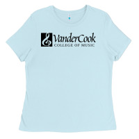 Baby Blue Vandercook College of Music Ladies Tee - artisFamous