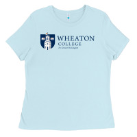 Baby Blue Wheaton College (Illinois) Ladies Tee - artisFamous