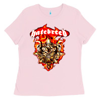 Bubblegum Pink hatebreed 3 Ladies Tee - artisFamous