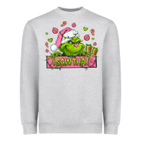 Heather Grey christmas characters  i+saw+that+ Heavyweight Sweatshirt - AdoDesignShop