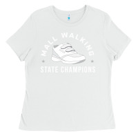 White funny mall walking state champions Ladies Tee - artisFamous