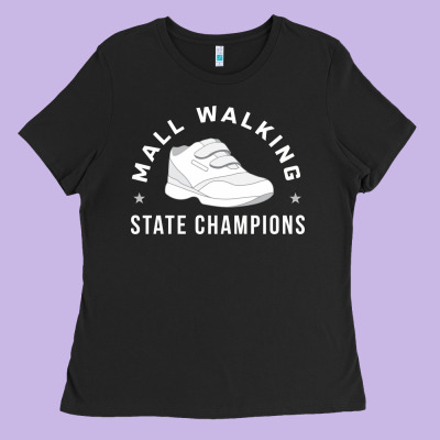 Funny Mall Walking State Champions Ladies Tee Designed By Artisfamous