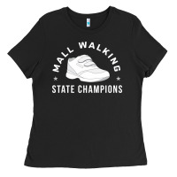 Black funny mall walking state champions Ladies Tee - artisFamous