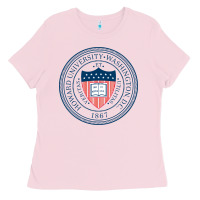Bubblegum Pink howard university Ladies Tee - artisFamous