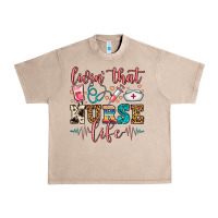 French Oak Livin' That Nurse Life Urban Heavy Tee - FaDigitalArtStudio