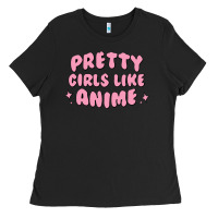 Black Pretty Girls Like Anime Ladies Tee - artisFamous