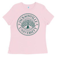 Bubblegum Pink jacksonville university Ladies Tee - artisFamous
