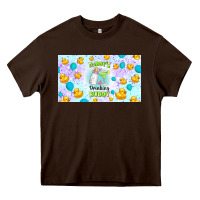 Chocolate Brown daddy's drinking buddy Heavy Core Tee - TumblerDesignByShophia