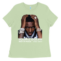 Matcha Rest in Peace Young Dolph Ladies Tee - artisFamous