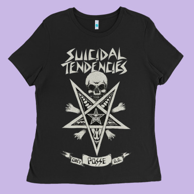 Suicidal Tendencies Ladies Tee Designed By Artisfamous