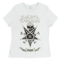 White suicidal tendencies Ladies Tee - artisFamous