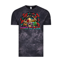 Cloud Black Cinco de mayo rainbow Vintage Tee - FaDigitalArtStudio