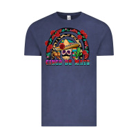 Vintage Denim Cinco de mayo rainbow Vintage Tee - FaDigitalArtStudio