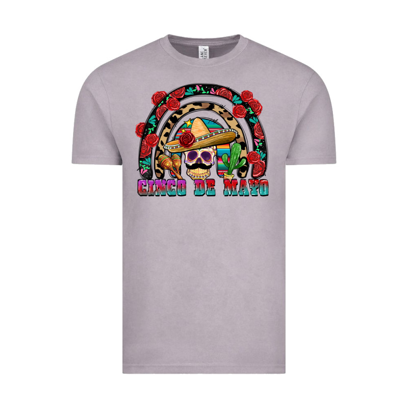 Cinco De Mayo Rainbow Vintage Tee by FaDigitalArtStudio | Teevron