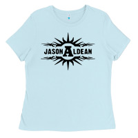 Baby Blue jason aldean Ladies Tee - artisFamous