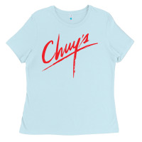 Baby Blue chuy's Cafe Ladies Tee - artisFamous