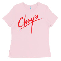 Bubblegum Pink chuy's Cafe Ladies Tee - artisFamous