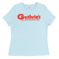 Baby Blue Guthrie's Resto Ladies Tee - artisFamous
