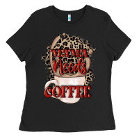 Black Mama needs coffee Mother's Day Ladies Tee - CowGirlArtShop