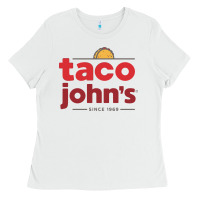 White Taco John's Resto Ladies Tee - artisFamous